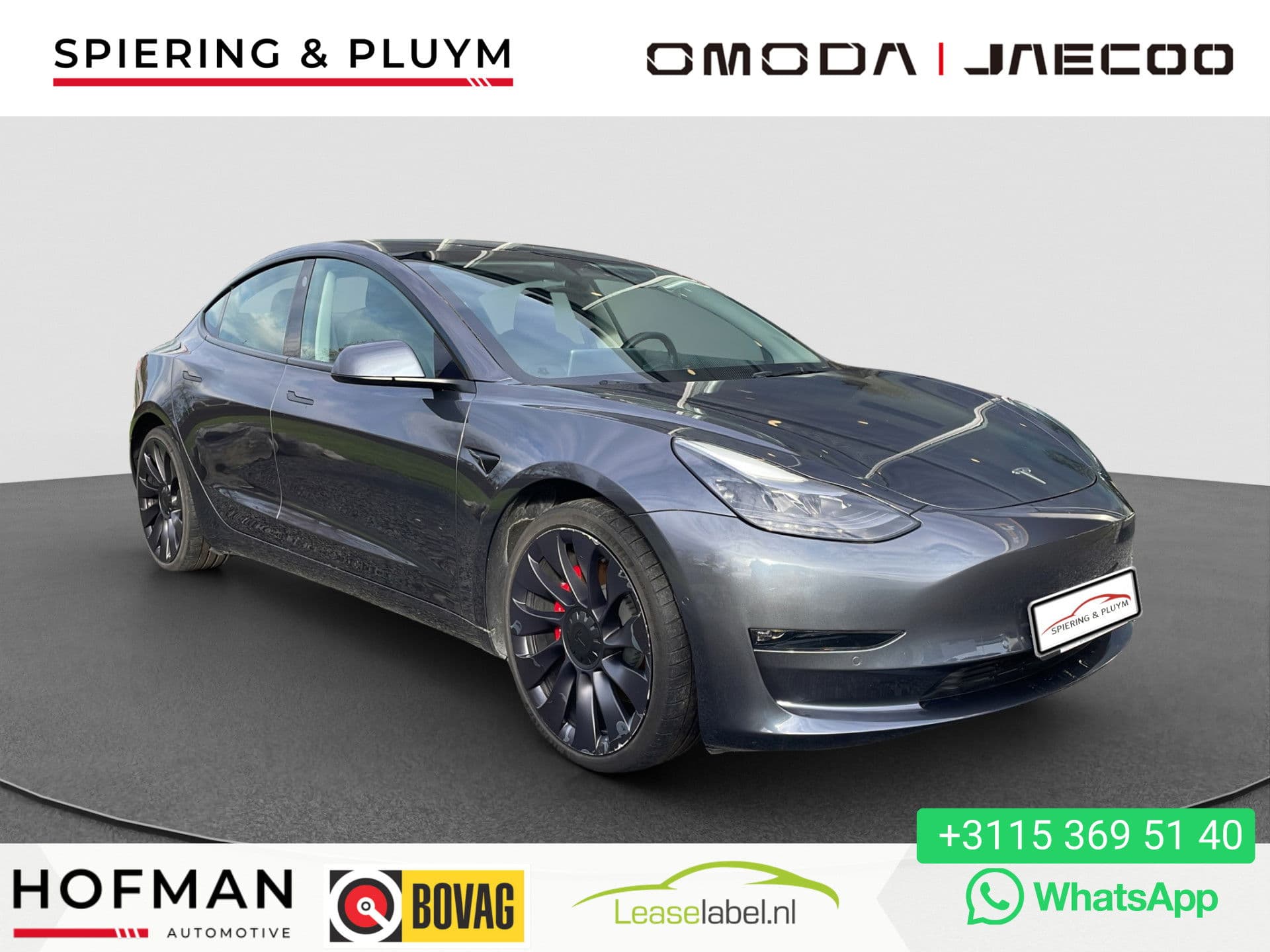 Tesla Model 3 Performance AWD 75 kWh SOH 95% | Pano | Stoelverw |