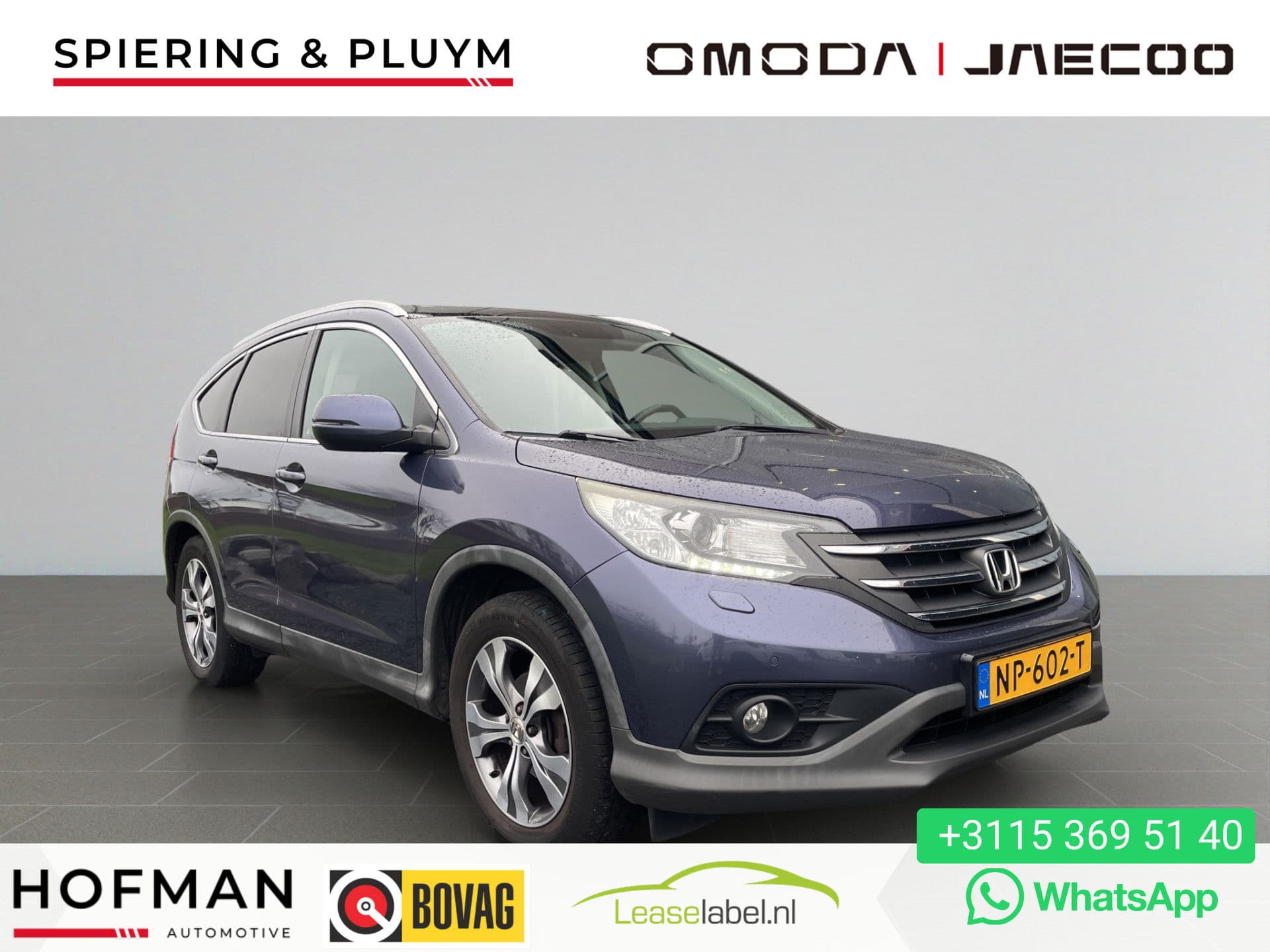 Honda CR-V 2.0 AWD Executive Leder | Stoelgeheugen | Pano | Keyless | Cruise