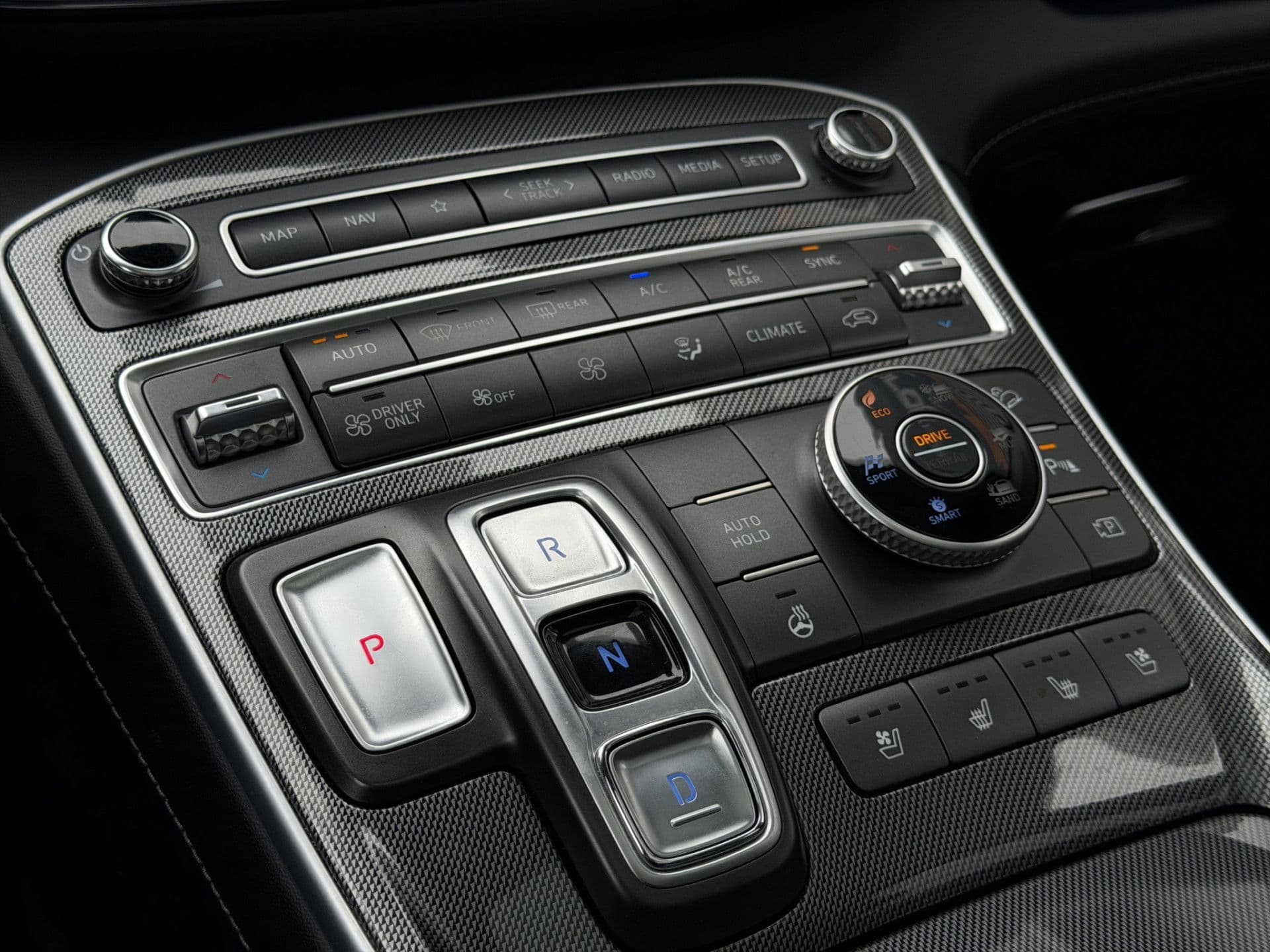 Hyundai Santa Fe 1.6 T-GDI HEV Premium Plus Sky 7p. | Pano | Stoelvent/verwarming | Adaptive | Memory | Krell | thumbnail 19