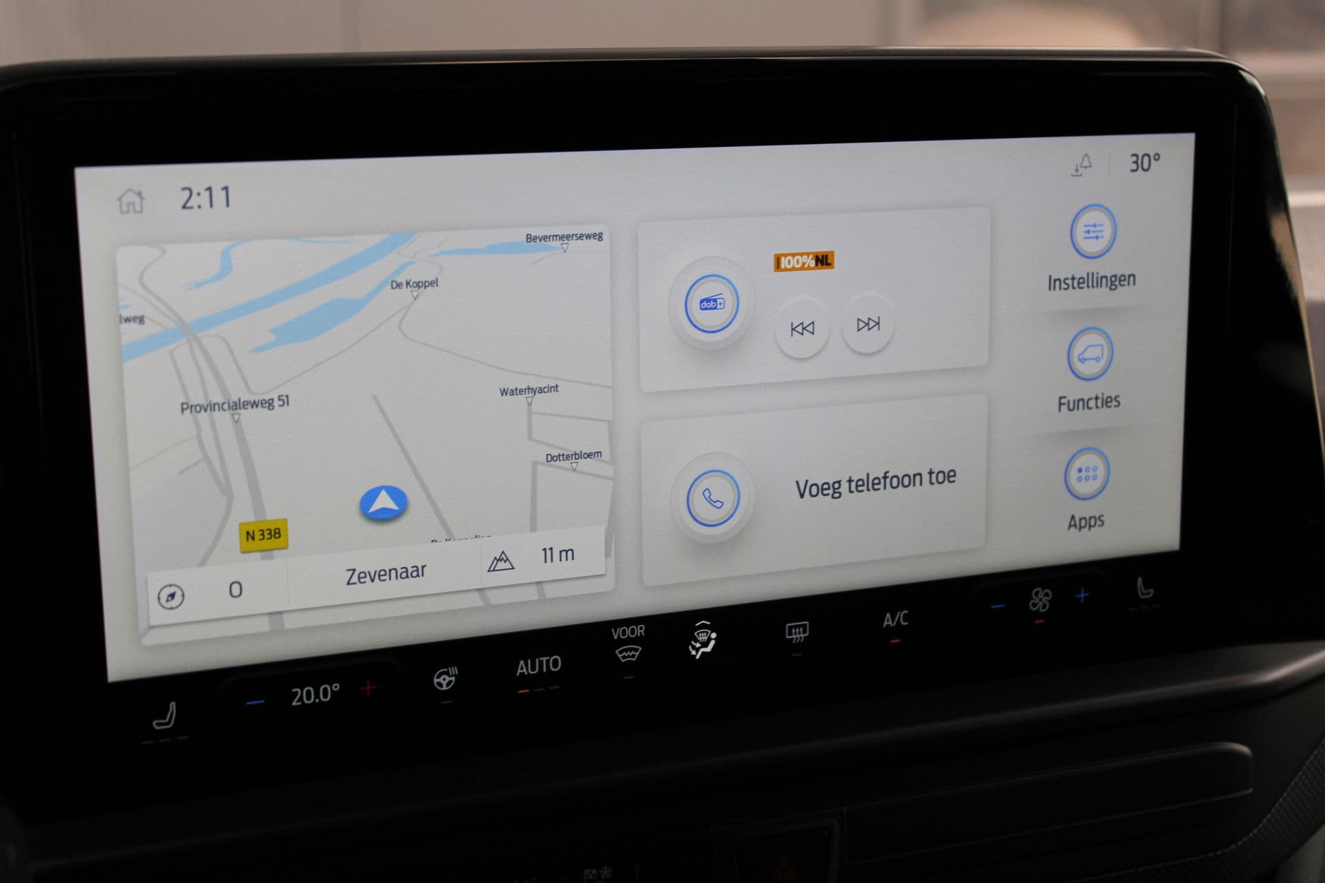 Ford Transit Custom 340 2.5 PHEV L2H1 Limited 232pk - 8 zits - Adaptive Cruise - Blind spot - Navi - Stuurverwarming - Airco achterin - Incl BPM - Rijklaar thumbnail 16