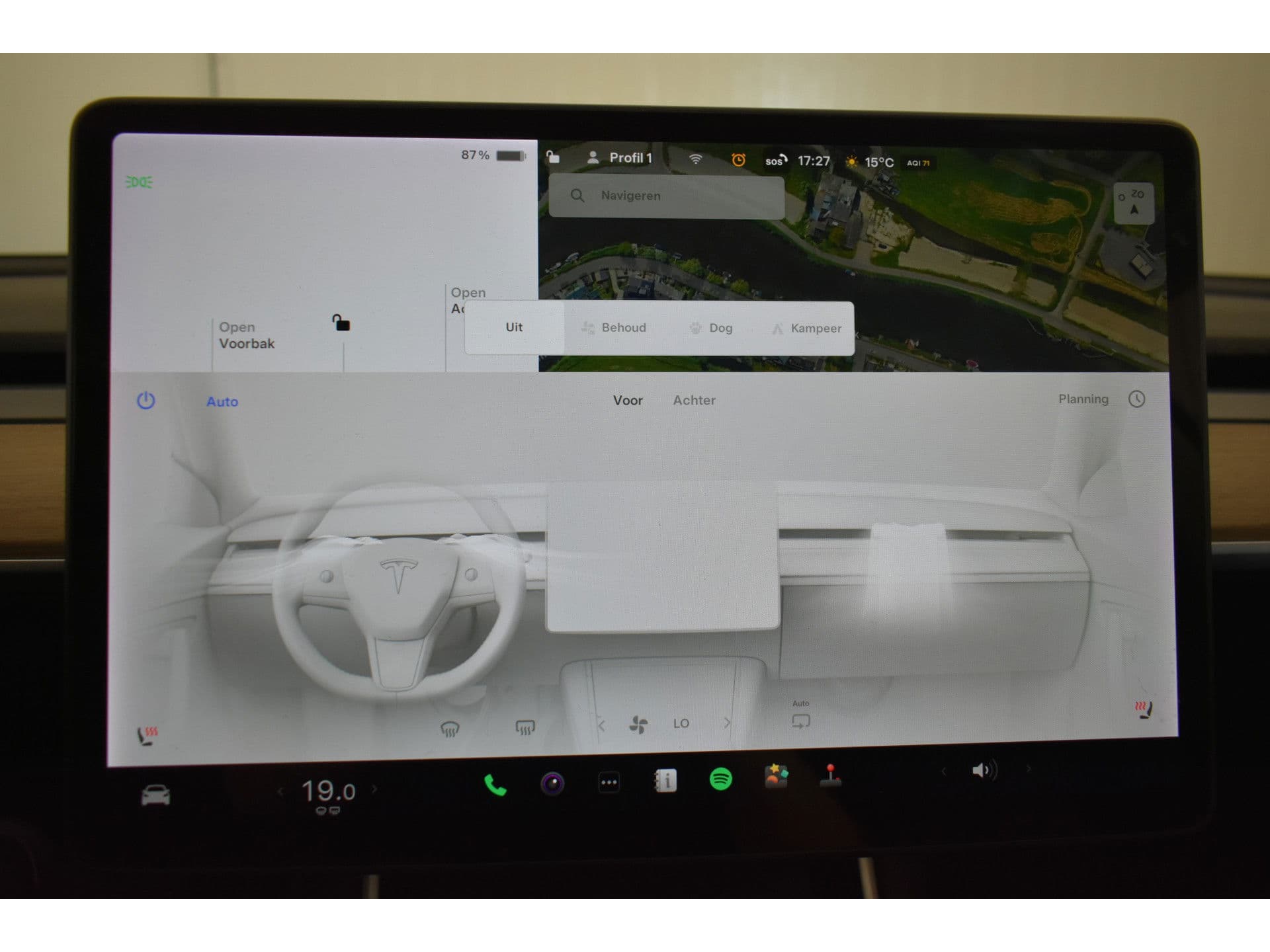 Tesla Model 3 Long Range AWD 75 kWh | Trekhaak | 19" | Autopilot | FSD Comp | Leder | Camera | Panodak thumbnail 20