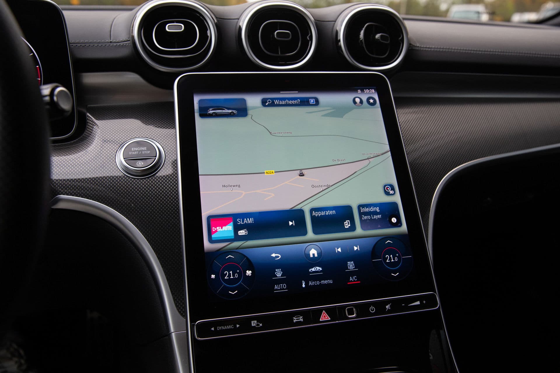 Mercedes-Benz C-Klasse Estate 200 Launch Edition AMG Line , Virtual cockpit, Leer, Sfeerverlichting, thumbnail 13