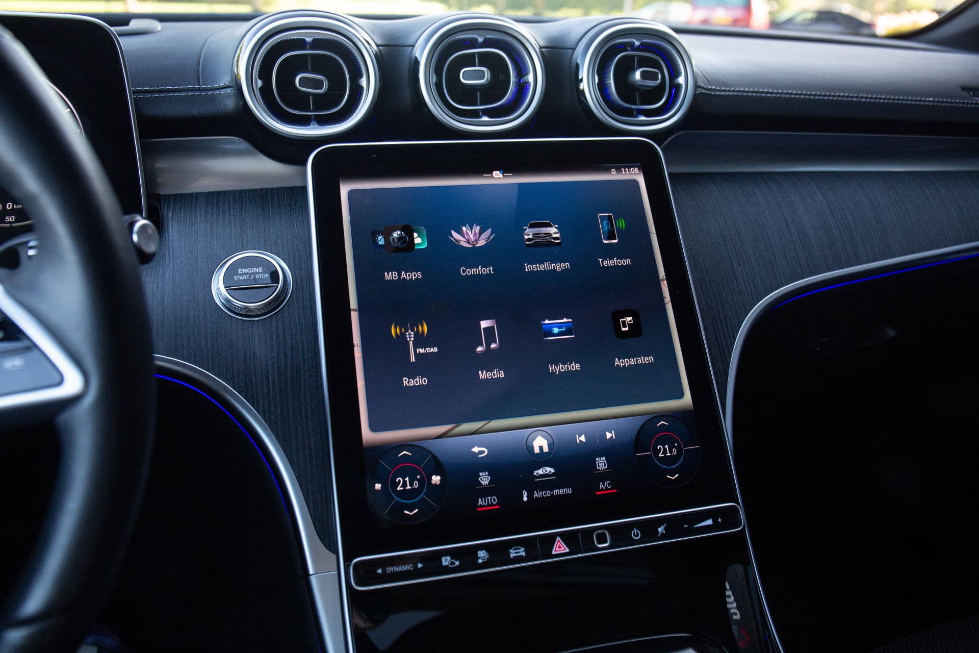 Mercedes-Benz C-Klasse Estate 300 e AMG Line , Panoramadak, Sfeerverlichting, 3D-camera, HUD thumbnail 14