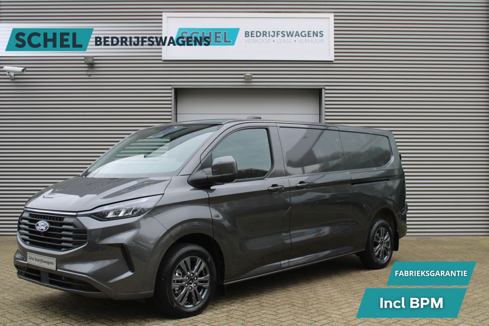 Ford Transit Custom 320 2.0 TDCI L2H1 Limited 170pk - 1+1 Stoelopstelling - 2x Schuifdeur - Adaptive Cruise - Verwarmd stuur - Blind spot - Navigatie - Camera - Draadloos laden - Rijklaar