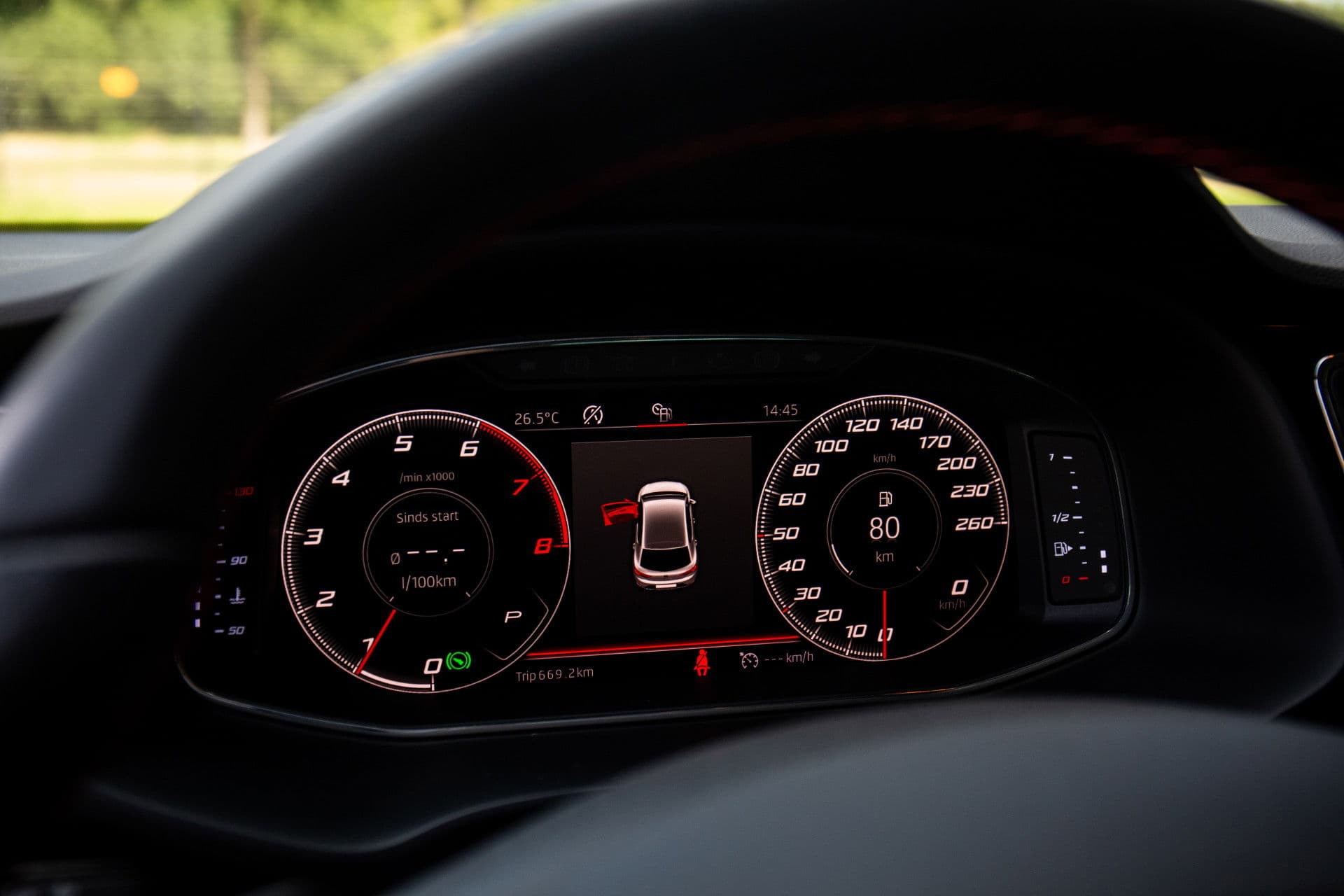 SEAT Leon 1.5 TSI FR Business Intense , Automaat, Cruise control, Sportstuur, Rode sticksels thumbnail 9