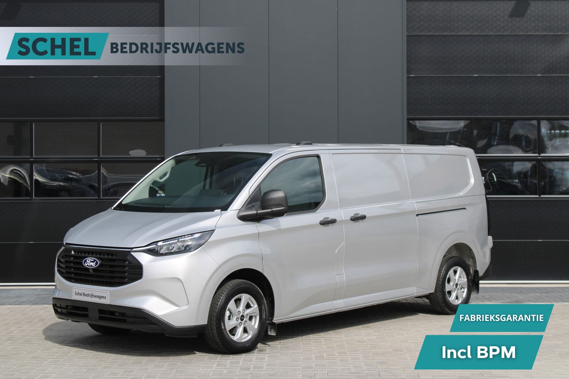 Ford Transit Custom 320 2.5 PHEV L2H1 Trend 232pk - 5 jaar GARANTIE - 2x Schuifdeur - Adaptive Cruise - Blind Spot - Navigatie - Camera - Verwarmd Stuur - Rijklaar
