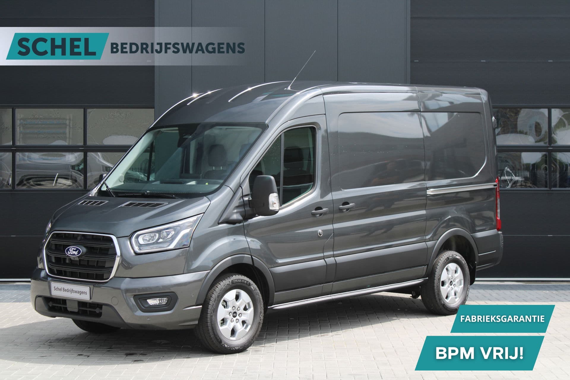 Ford Transit 350 2.0 TDCI L2H2 Limited 165pk - 2x Schuifdeur - Adaptive Cruise - Xenon - Navi - Blind Spot - 360 camera - Rijklaar