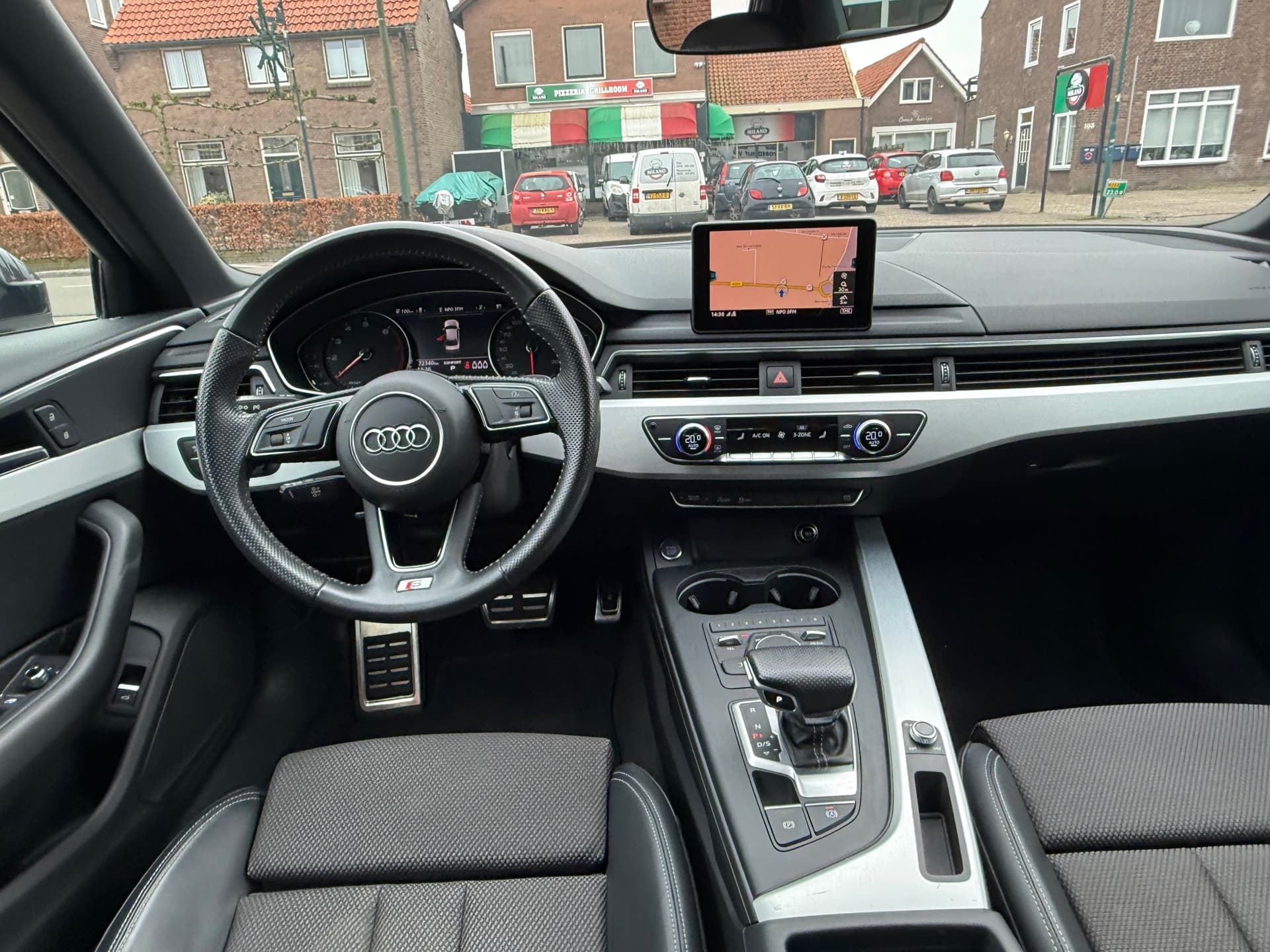 Audi A4 Limousine 1.4 TFSI Sport S line edition, Trekhaak,Navigatie, Climate Control ,18 Inch.L.M.Velgen thumbnail 23