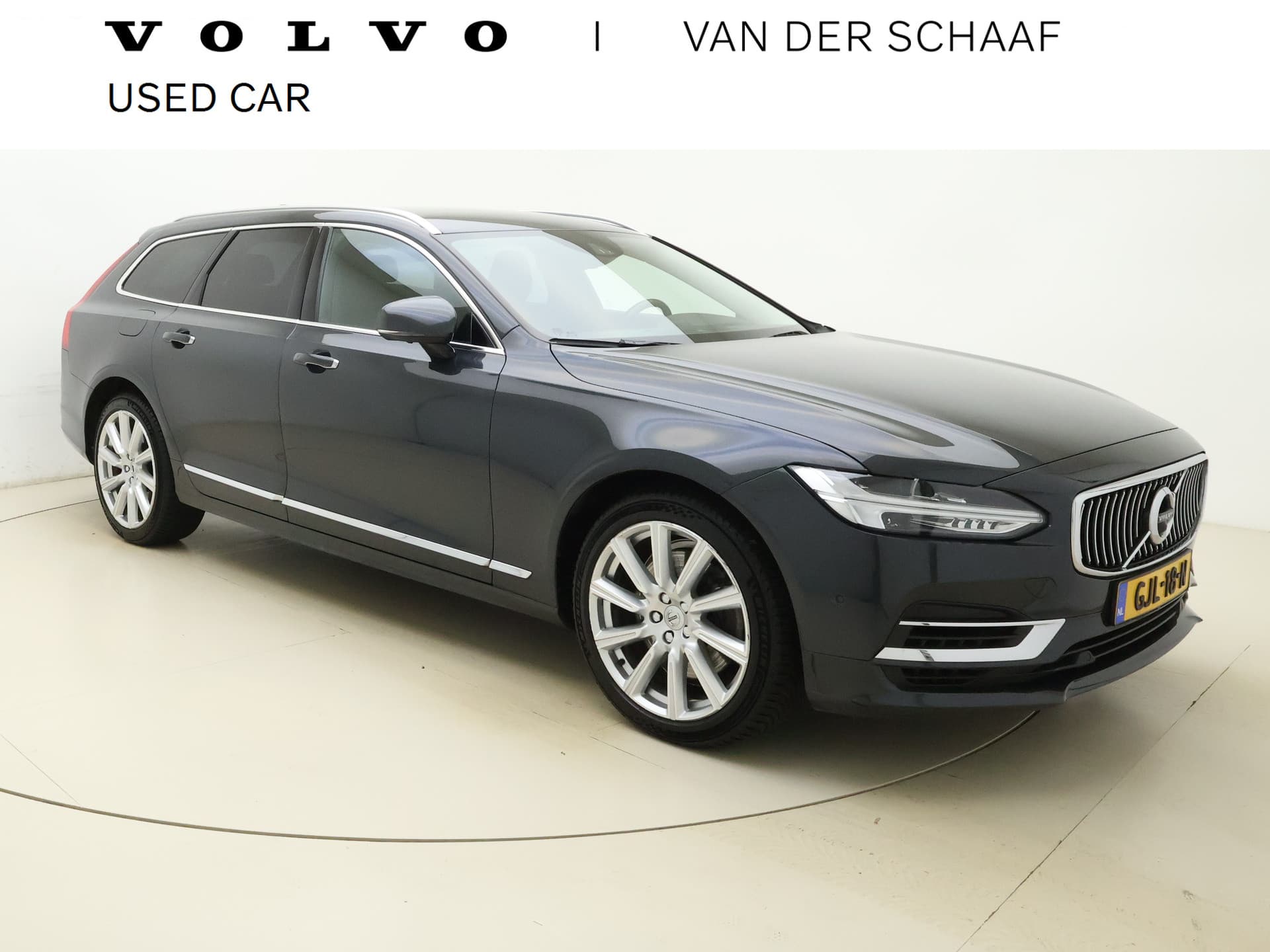 Volvo V90 T8 390pk AWD Inscription / Luchtvering / Bowers&Wilkins Audio / Dubbel glas / 360 Camera / El. Trekhaak / DAB / El. Stoelen / Keyless / Adapt. Cruise / BLIS / Leder