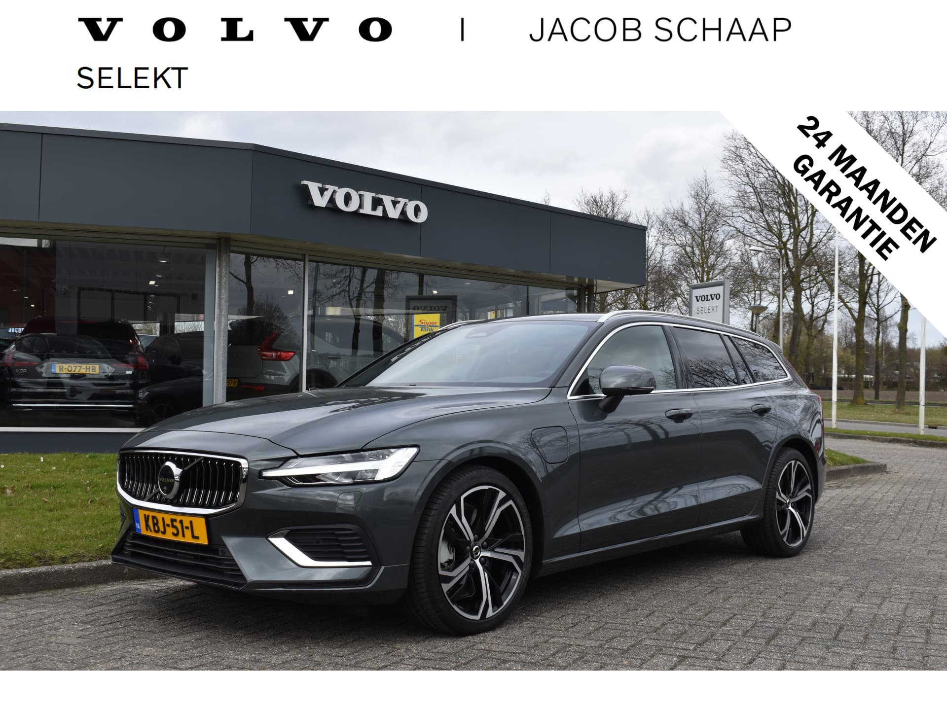 Volvo V60 T6 AWD 350PK Plug-in Hybrid Ultra Dark