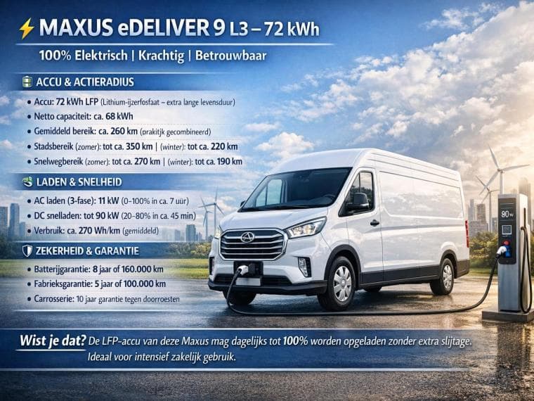 Maxus Edeliver 9 72kwh eDeliver 9 72kWh thumbnail 2