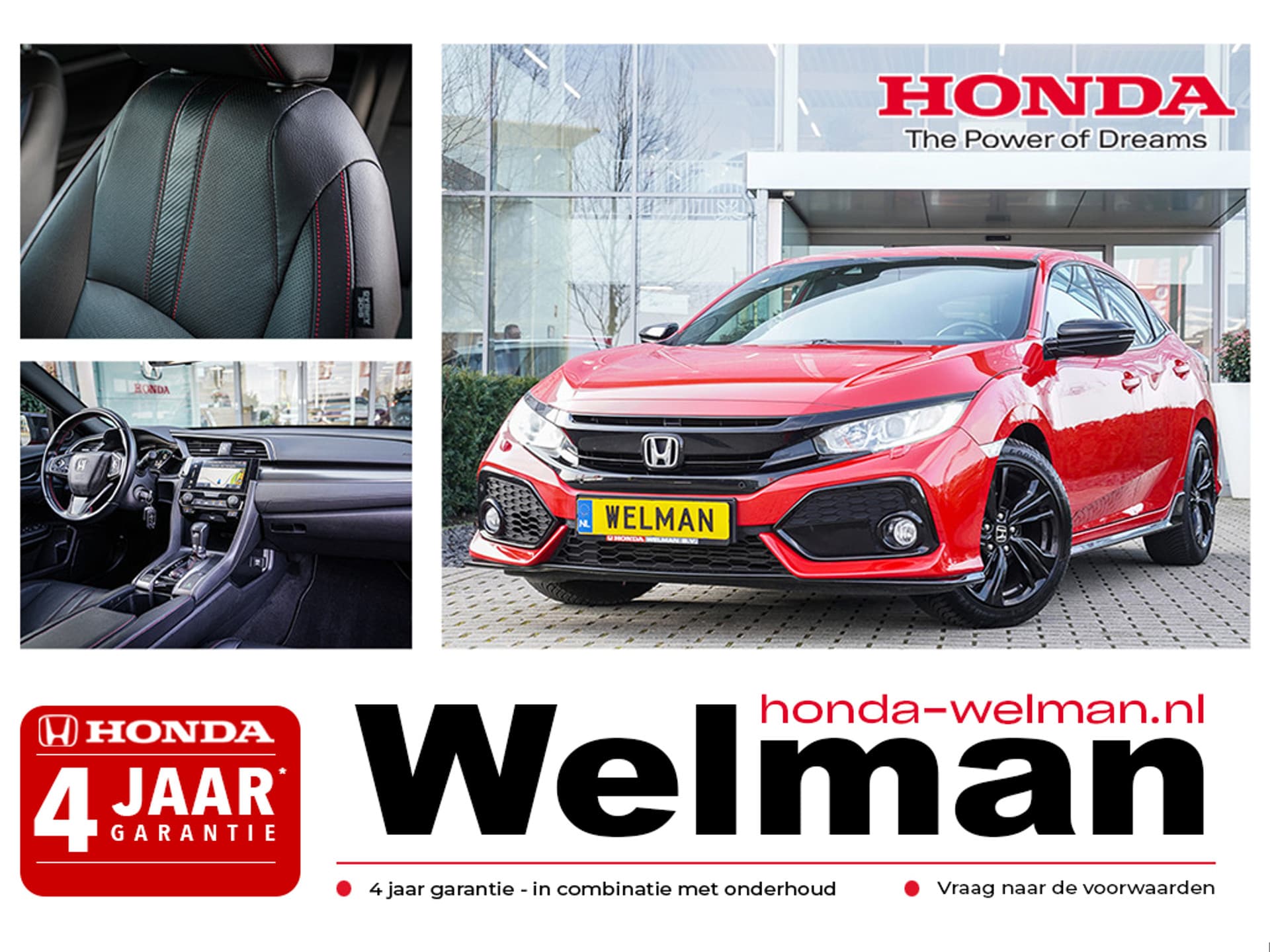 Honda Civic 1.0i VTEC TURBO DYNAMIC BLACK PACK