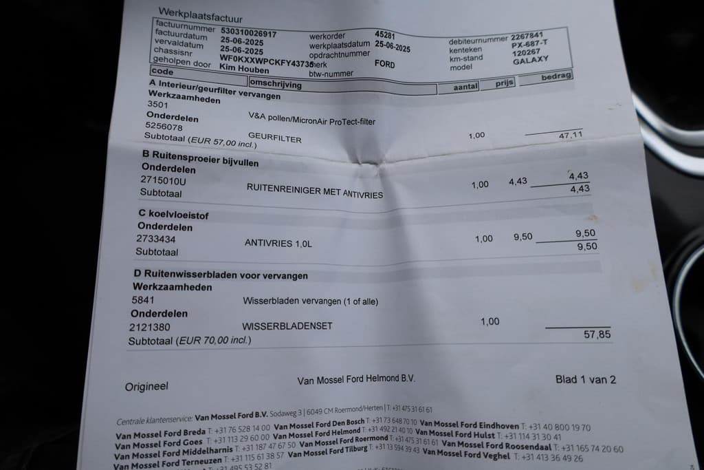 Ford Galaxy 2.0 TDCi Titanium 7-PERS thumbnail 35