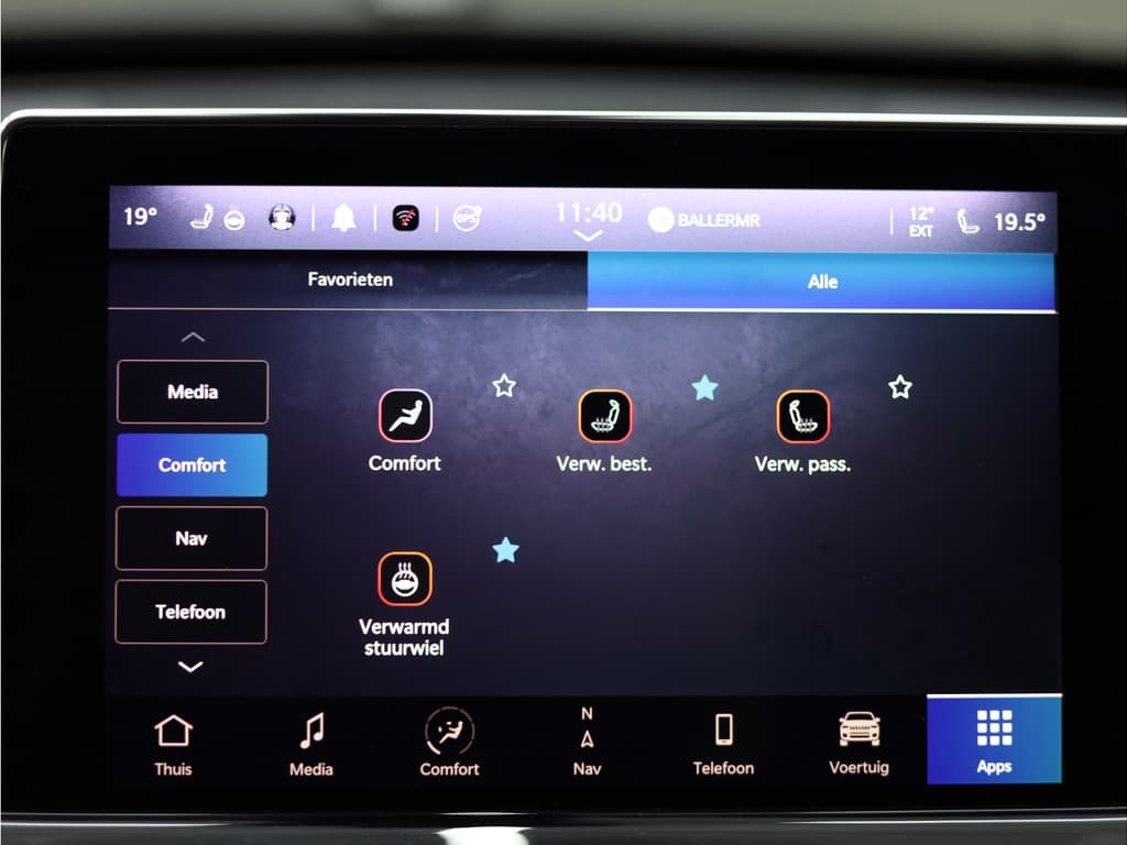 Jeep Compass 4xe 240 Plug-in Hybrid Electric Upland Stoel-/stuur verwarming thumbnail 10