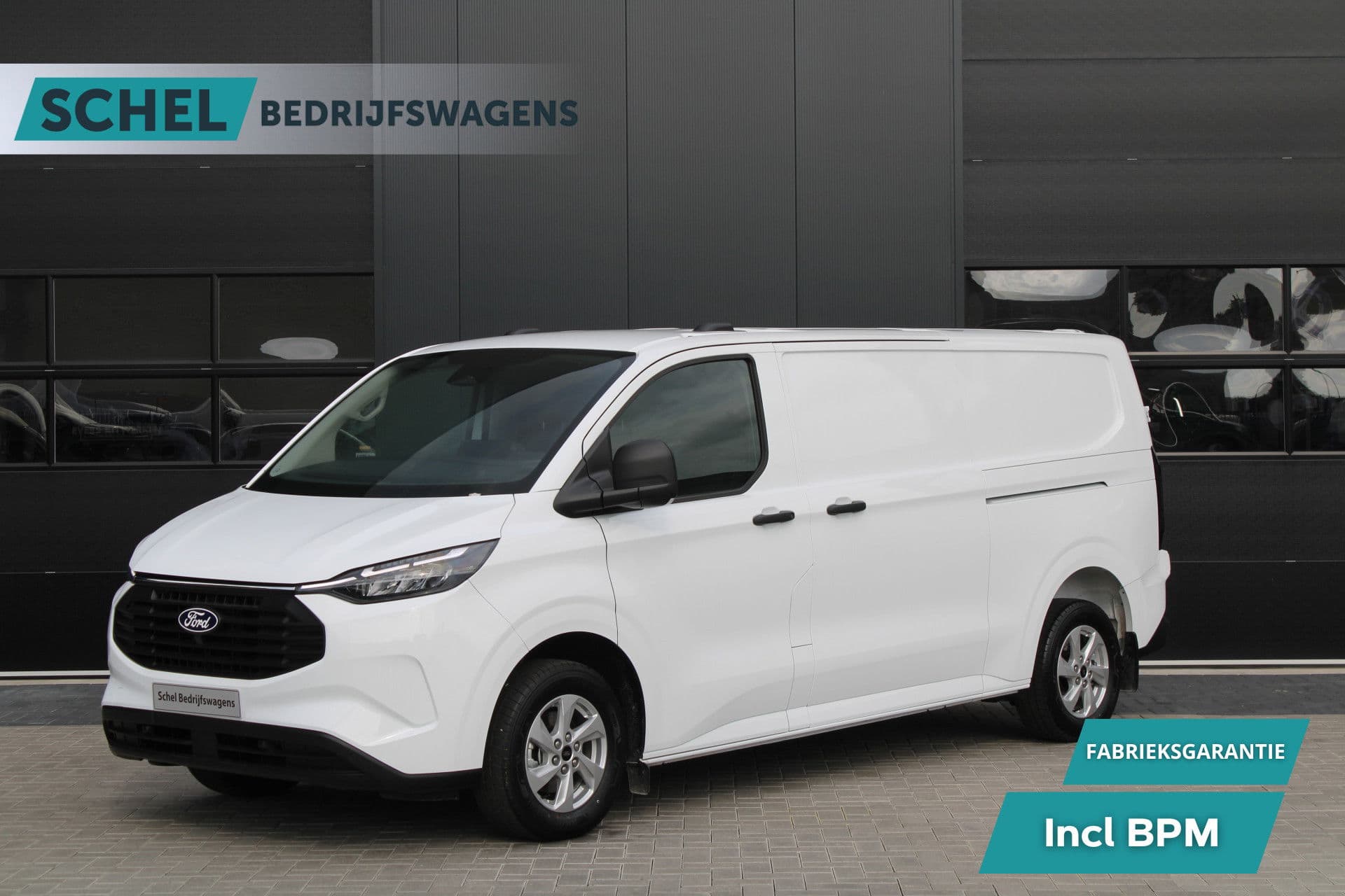 Ford Transit Custom 320 2.5 PHEV L2H1 Trend 232pk - 5 jaar GARANTIE - 2x Schuifdeur - Adaptive Cruise - Blind Spot - Navigatie - Camera - Verwarmd Stuur - Rijklaar