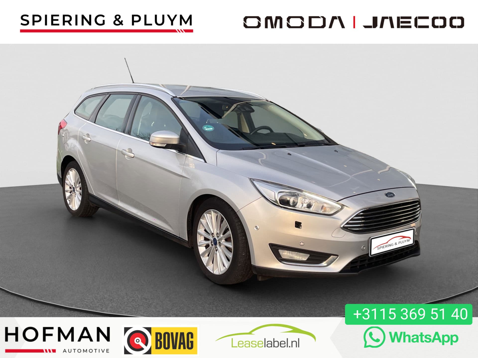 Ford FOCUS Wagon 1.5 TDCI Titanium Edition Leder | Navi | D.hoek | Trekhaak
