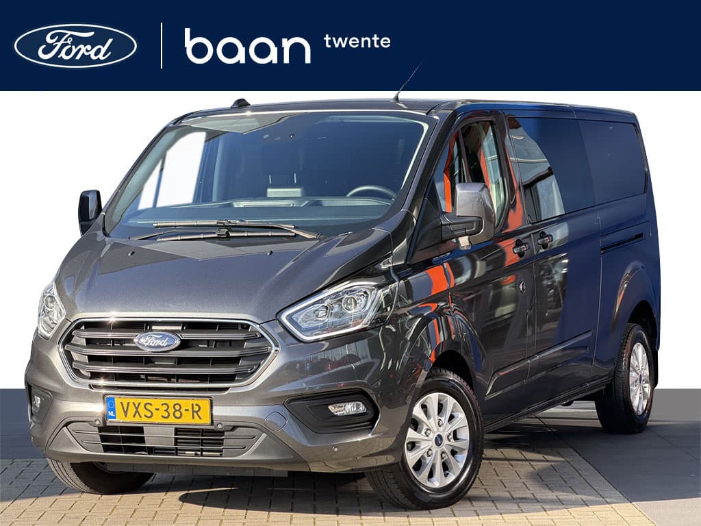 Ford Transit Custom 300 L2H1 2.0 TDCI 170pk Limited DC | Camera | Trekhaak | Bijrijdersstoel | 2x schuifdeur | Voorruitverw.