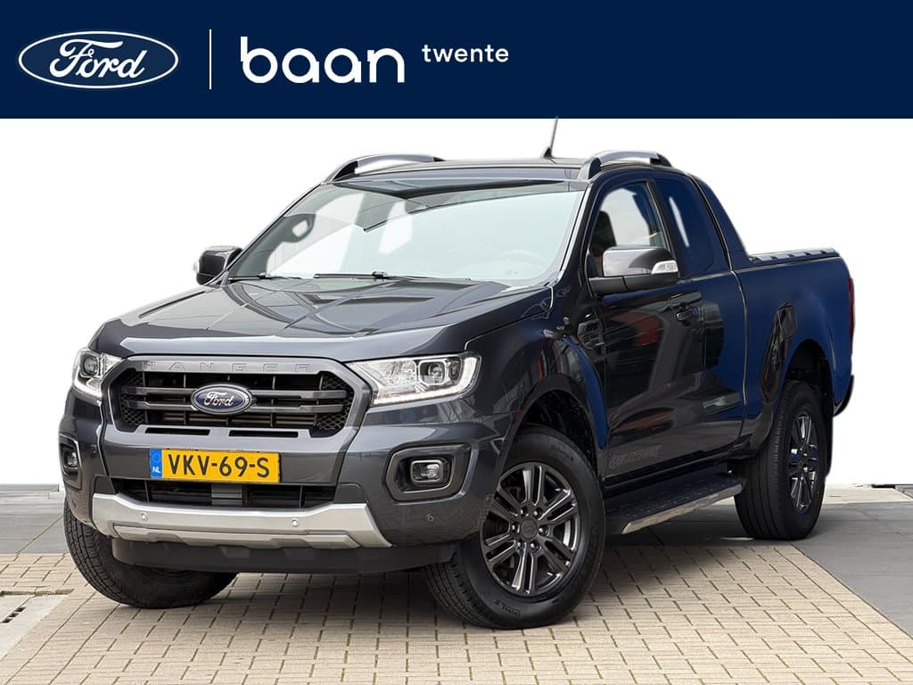 Ford Ranger 2.0 EcoBlue Wildtrak Supercab | Trekhaak | Camera | Stoelverwarming | Rollertop | Adaptive Cruise | Carplay