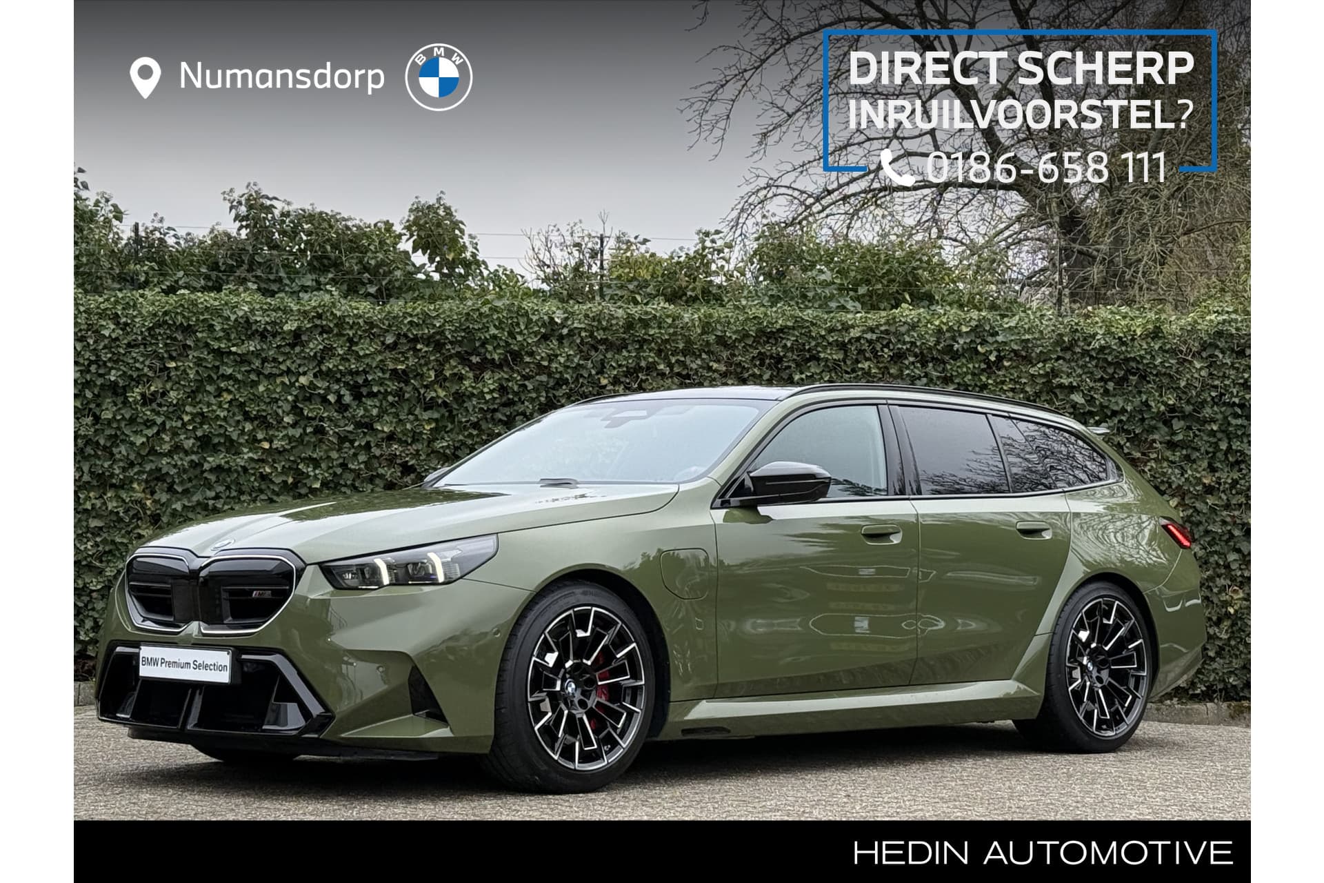 BMW M5 Touring | Special request Urban Green | Trekhaak | Alcantara hemel